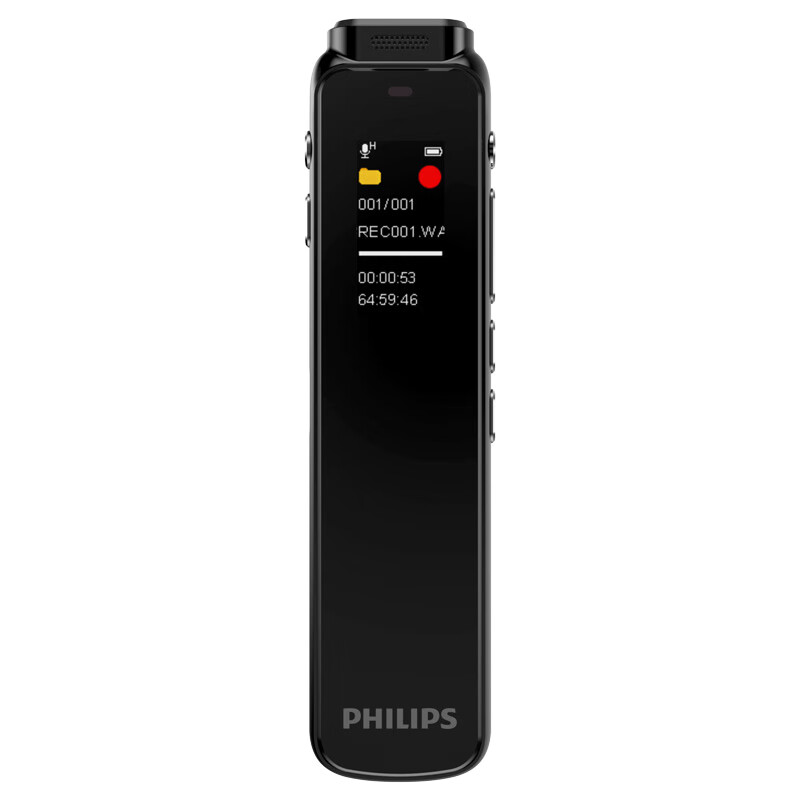 飞利浦(PHILIPS)VTR5010Pro 录音笔 32G存储 高清降噪 智联APP免费语音转文字