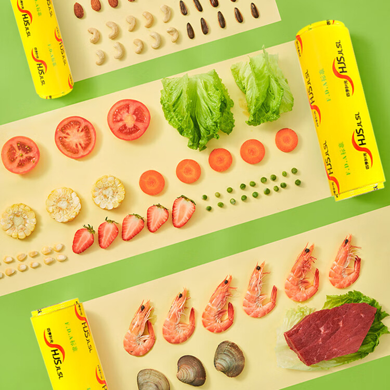 四季阳光大卷保鲜膜50cm*300m,6卷高清大图