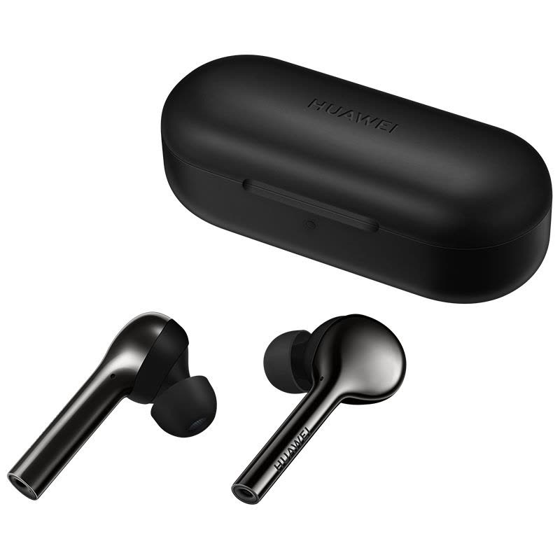 华为(HUAWEI)FreeBuds 无线耳机原装mate10/P10/P20/荣耀V10/mate9手机耳机黑色图片