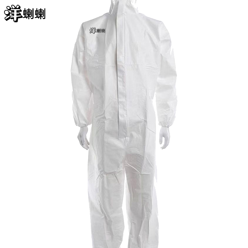 洋蝲蝲 一次性防护服 均码 套高清大图