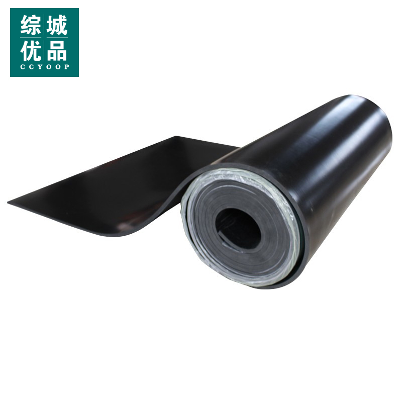 综城优品 CC-106A-3 绝缘胶板 黑色平面 3mm 1*1米 耐压5kV绝缘胶垫
