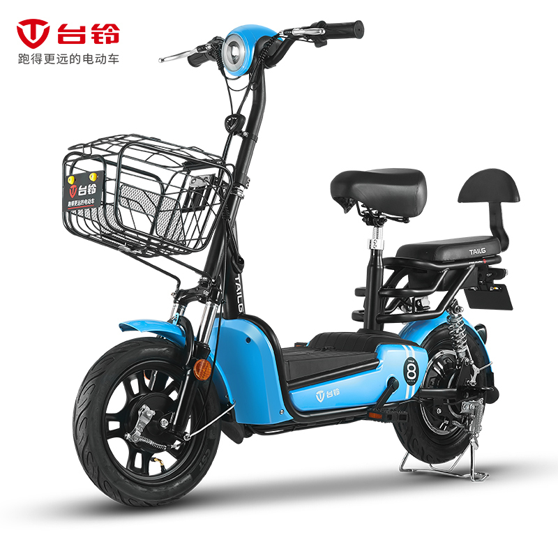 台铃2019新款gs8铅酸电动48v电动自行车踏板车
