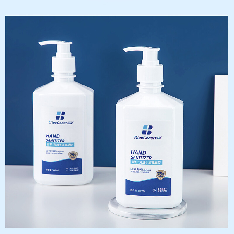 蓝杉 500ml 含75%酒精 免洗手消毒凝胶 (计价单位:瓶)