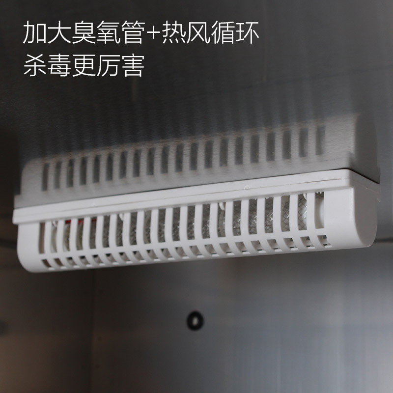 圣托(Shentop)热风循环中温消毒柜 全无磁不锈钢单门 商用校园单位食堂消毒碗柜 YTP600-D5