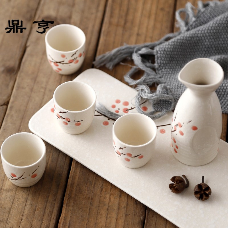 鼎亨包邮日式清酒酒具温酒器仿古酒壶烫酒壶陶瓷煮酒酒盅白酒清酒