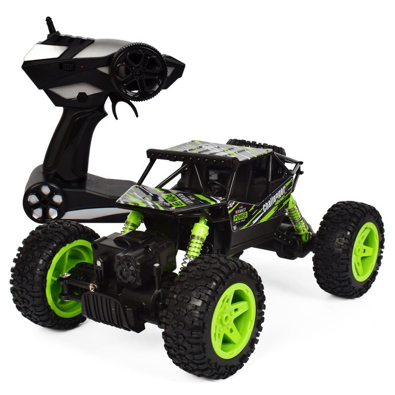 1:18四驱攀爬越野遥控车山地攀爬车 大脚怪越野男孩儿童电动玩具