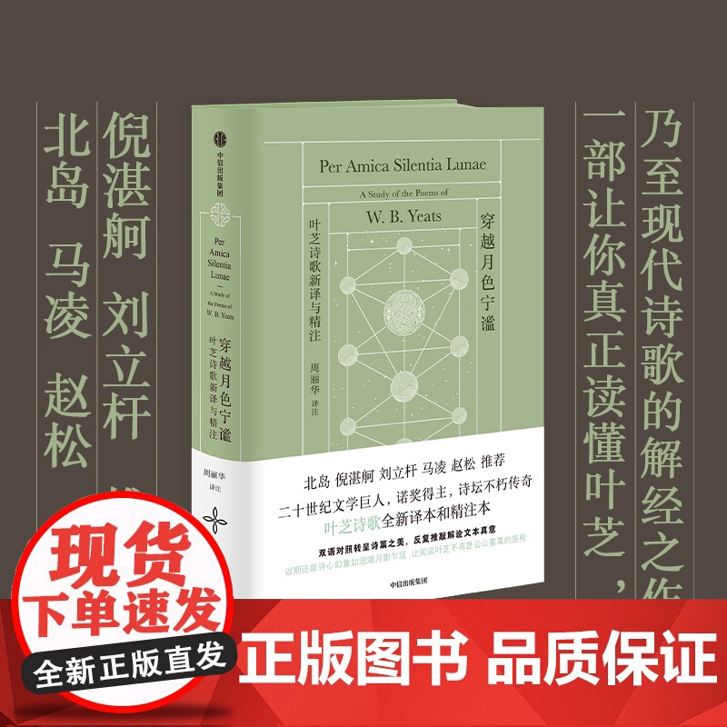 穿越月色宁谧 刷新中文世界对叶芝的认知之作 W.B.叶芝著 一部让你真正读懂叶芝 乃至现代诗歌的解经之作 中信出版社图书高清大图