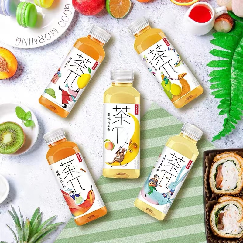 农夫山泉茶π茶派柚子绿茶500ml*15瓶整箱装风味茶饮料