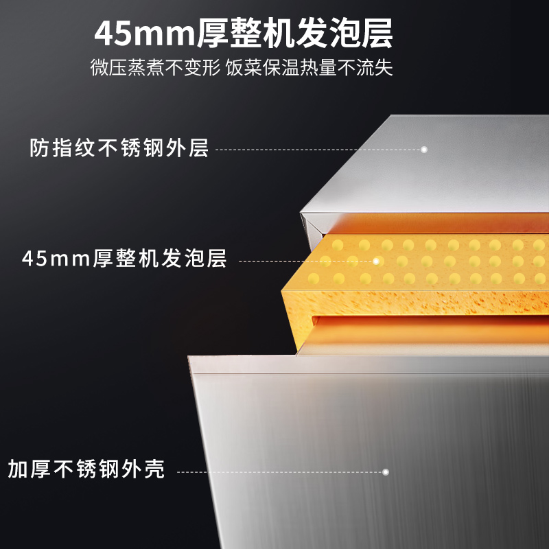 脉巴赫 经济款8盘电热蒸饭柜 MBH-KY-JJZFG-8D高清大图