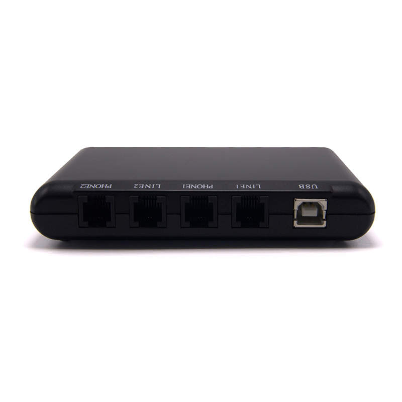 先锋音讯VAA XF-USB/2 电话录音盒 2路USB录音系统 办公座机 通话自动录音设备
