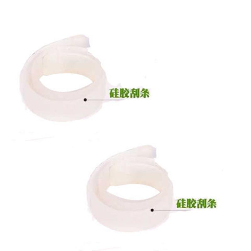 玻璃刮水器地刮硅胶玻璃清洁刮伸缩杆刮水器浴室推水刮保洁工具擦 35cm替换胶条2根
