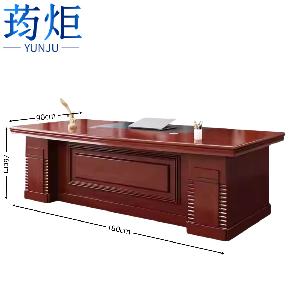 荺炬办公桌红木高清大图