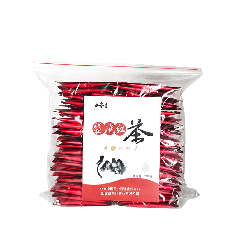 仙青袋泡红茶200g/盒高清大图