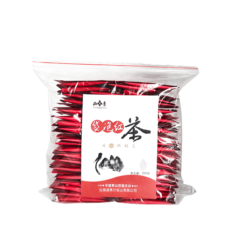 仙青袋泡红茶200g/盒图片