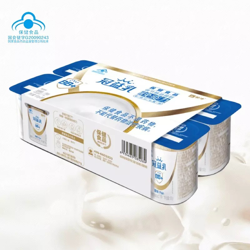 蒙牛 冠益乳BB+ 原味100g*8 八连杯