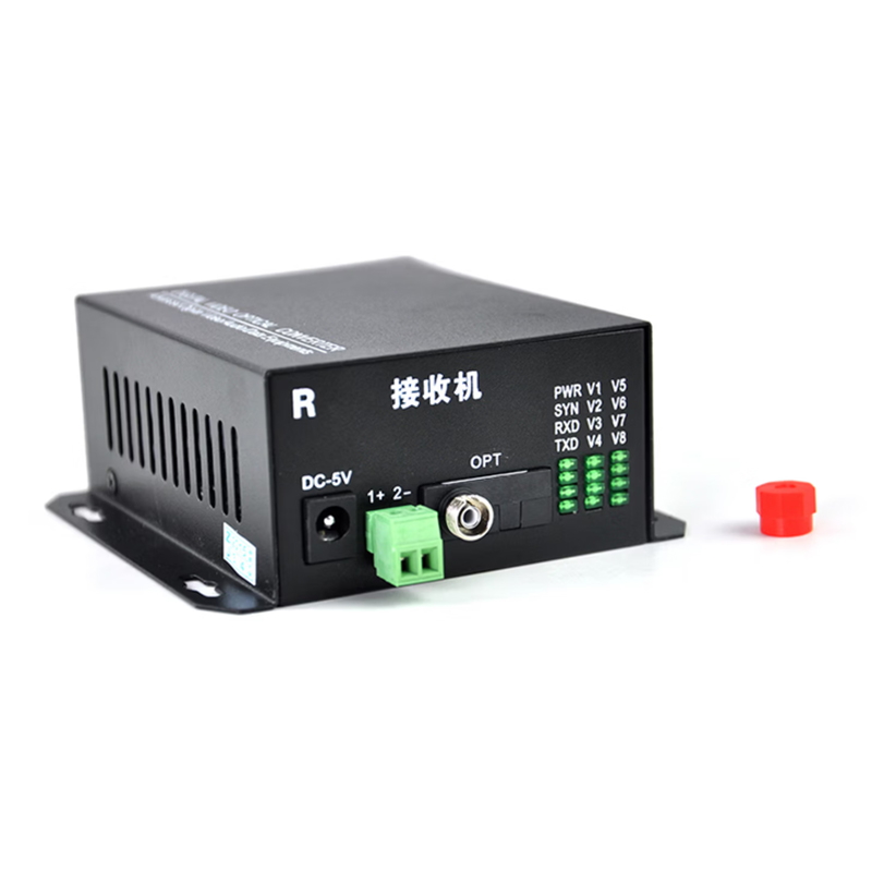 迪信光谱 8口交换机模拟视频传输光端机 OYD-4E08D 台高清大图