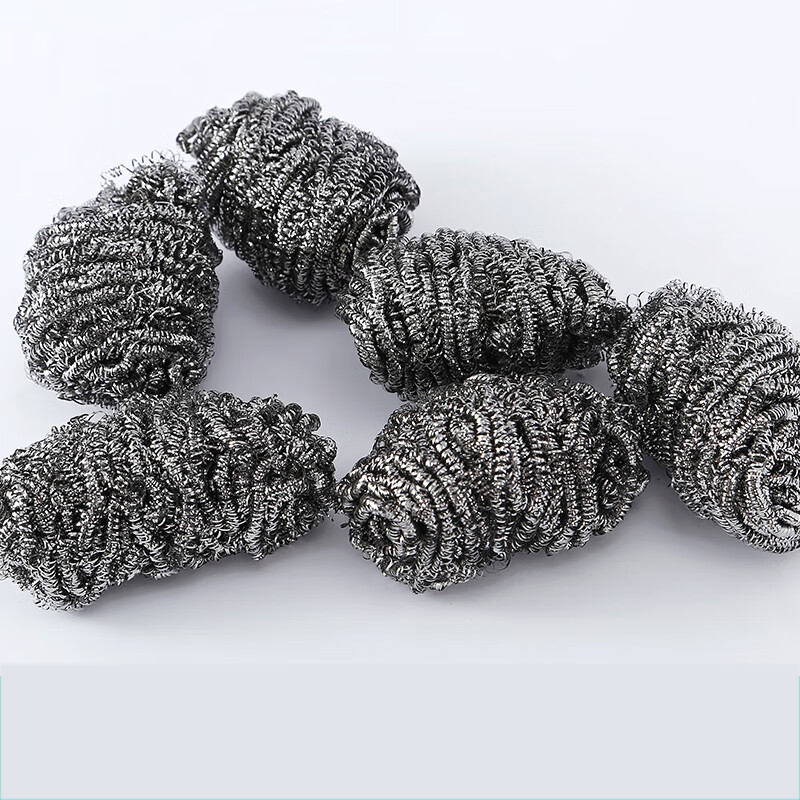 茶花(CHAHUA)钢丝球不掉丝不锈钢家用厨房刷锅 20个球13G