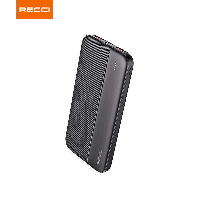 锐思Recci 移动电源RPB-P09全兼容22.5W超级快充PD20W大容量双USB接口 黑色