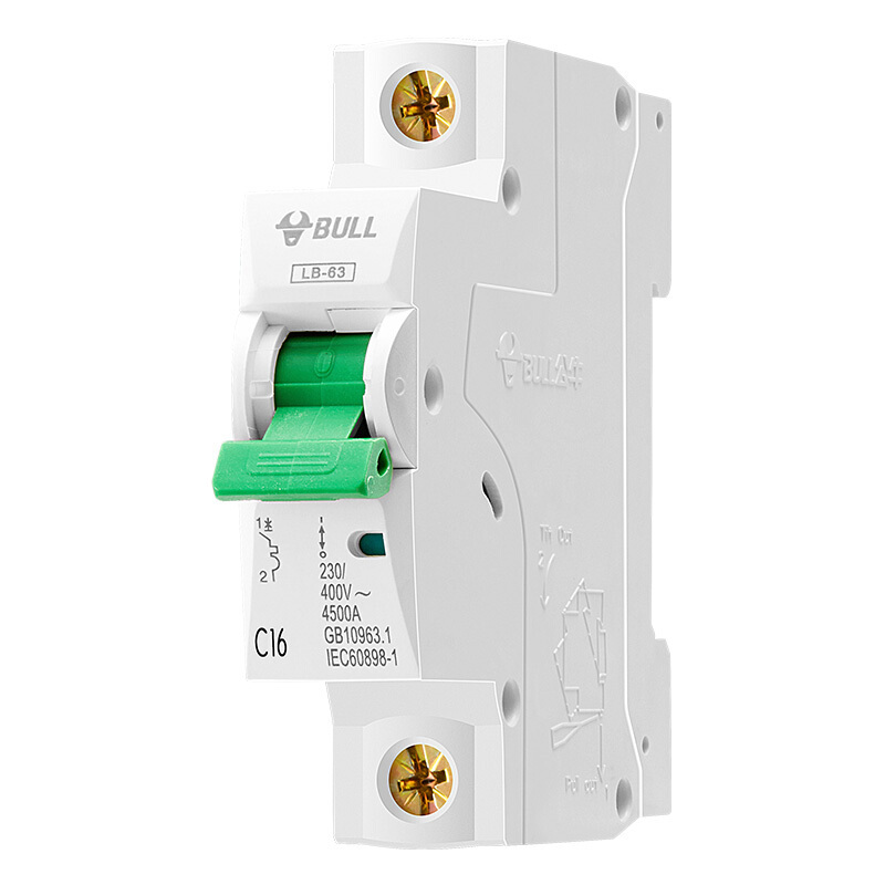 公牛(bull) 空气开关 1p小型断路器 1p单极25a 家用电源空开 lb-63c25