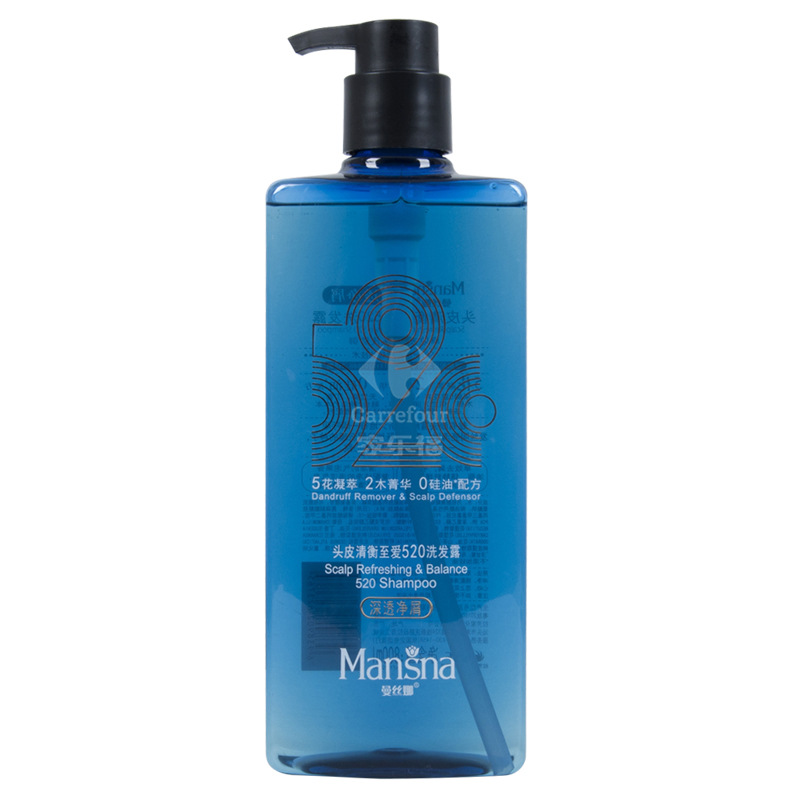 曼丝娜头皮清衡至爱520洗发露轻盈去油