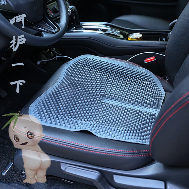 卡罗拉汽车坐垫夏季单片无背靠凉垫通风透气制冷垫货车硅胶夏天车座垫