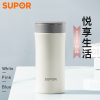 苏泊尔(SUPOR)保温杯316L不锈钢真空水杯保温茶水杯男女士情侣杯泡茶杯办公水杯380ml
