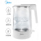 美的(Midea)MK-GJ1503 电水壶热水壶电热水壶玻璃水壶高硼硅玻璃电水壶烧水壶