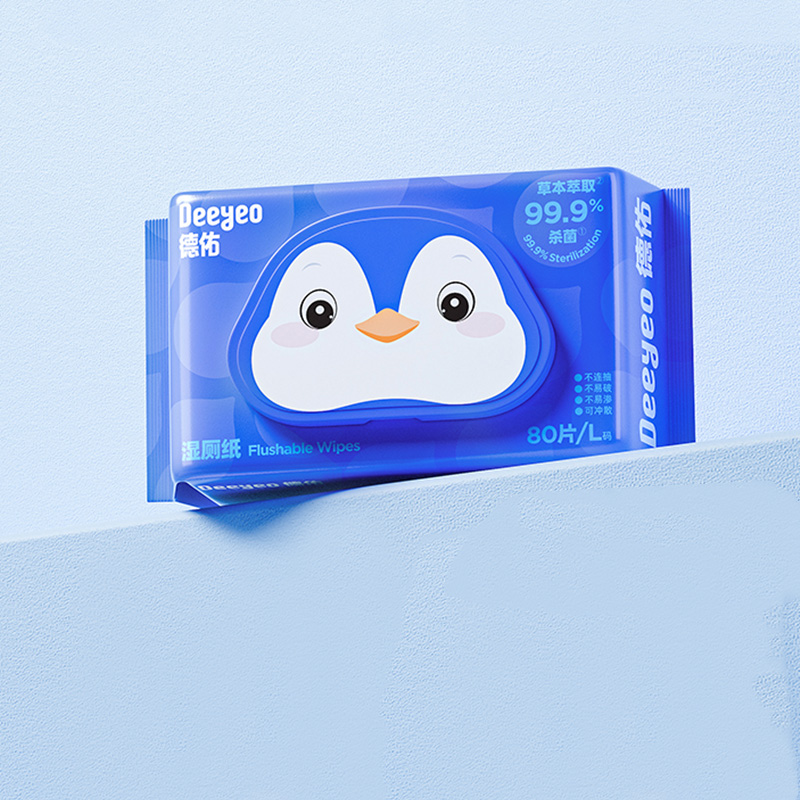 德佑湿厕纸80片*6包古戈版2007DYWP123(包装随机)高清大图