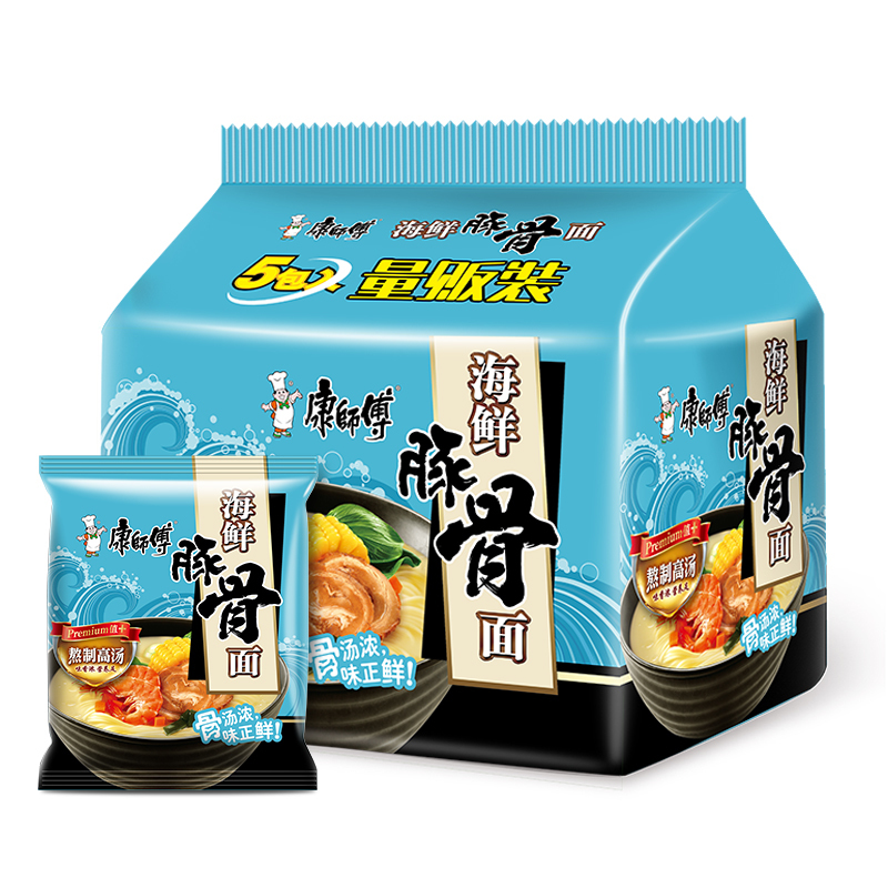 SNWQ康师傅海鲜豚骨30袋/箱 按箱起售