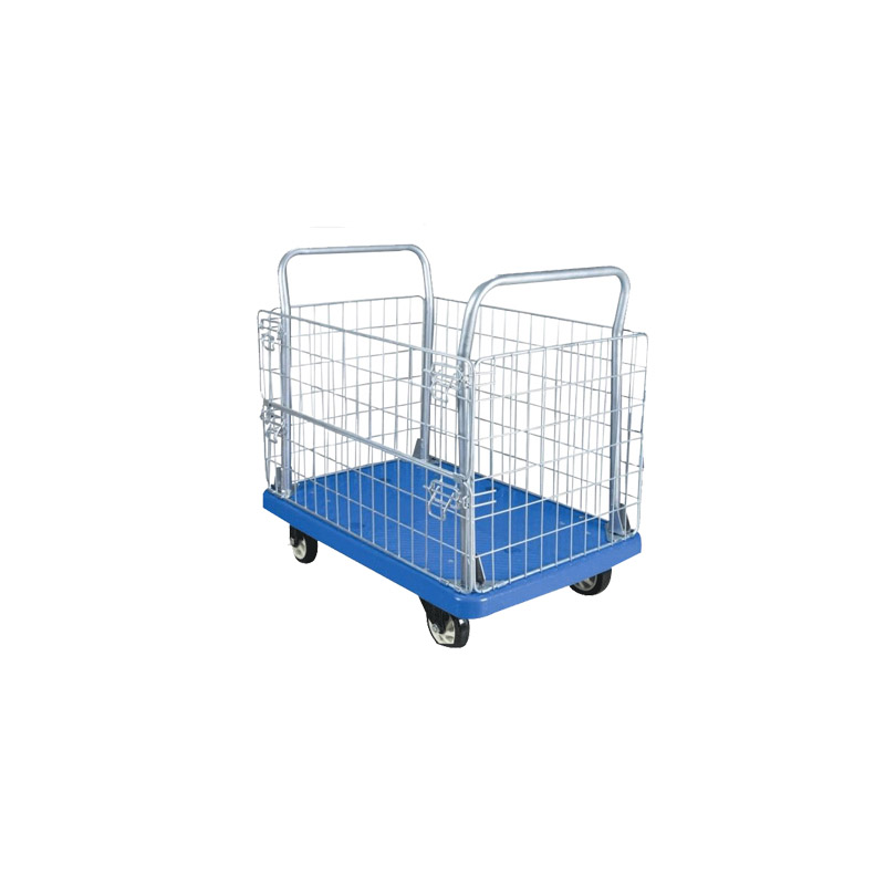苏识 WWG-60 60*90cm通花轮 网格平板手推车 (计价单位:辆) 蓝色高清大图