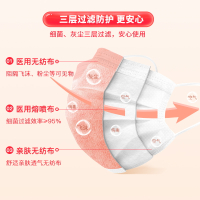 英科医疗 樱桃小丸子口罩 医用外科口罩 三层防护含熔喷层 粉色 10只/袋