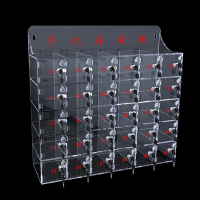 DXBG手机保管箱存放箱手机存放柜带锁透明亚克力盒柜收纳盒工厂