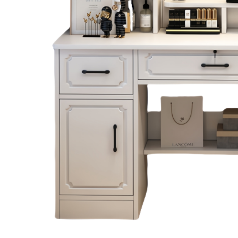 鑫龙都梳妆台双抽+花瓣椅套高清大图