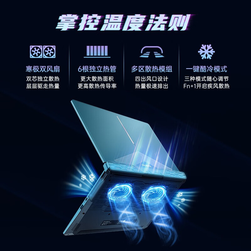 七彩虹隐星P15 23年英特尔i5-12450H/D5 16G 512G RTX4050电竞独显 蓝色15.6英寸电竞本