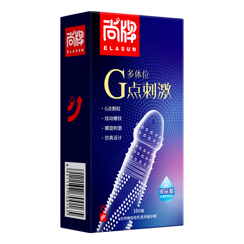 尚牌避孕套多体位G点刺激10只装狼牙大颗粒刺激安全套套超薄男用成人情趣性用品byt高清大图