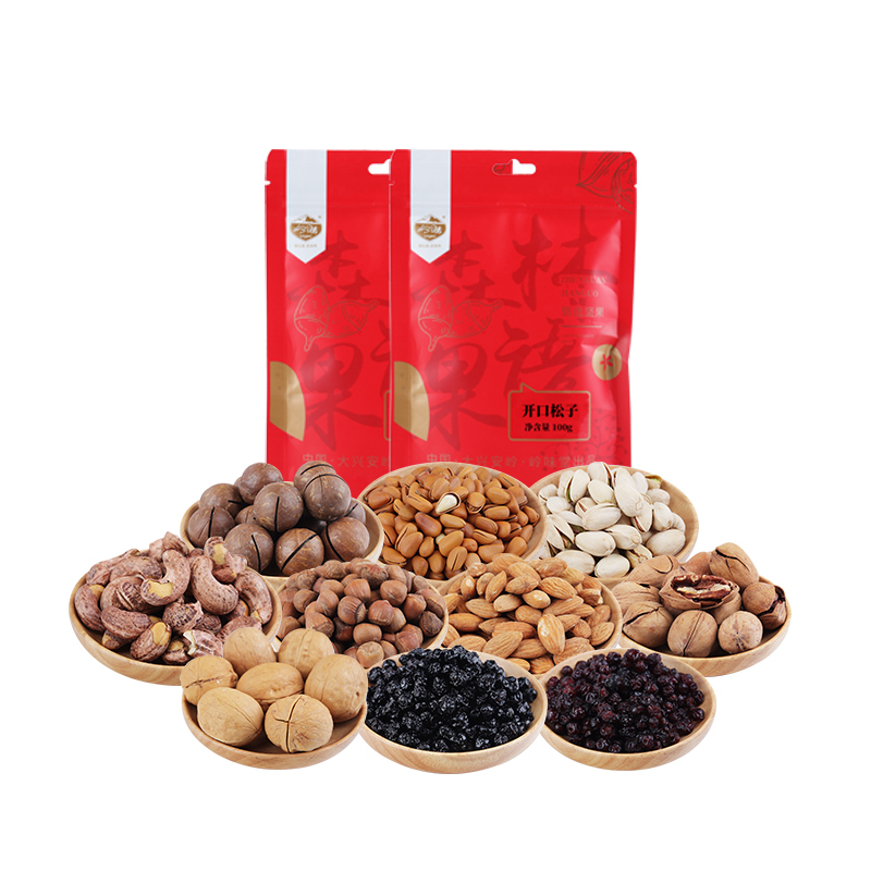岭味(Lingwei) 森林果语坚果礼盒1200g