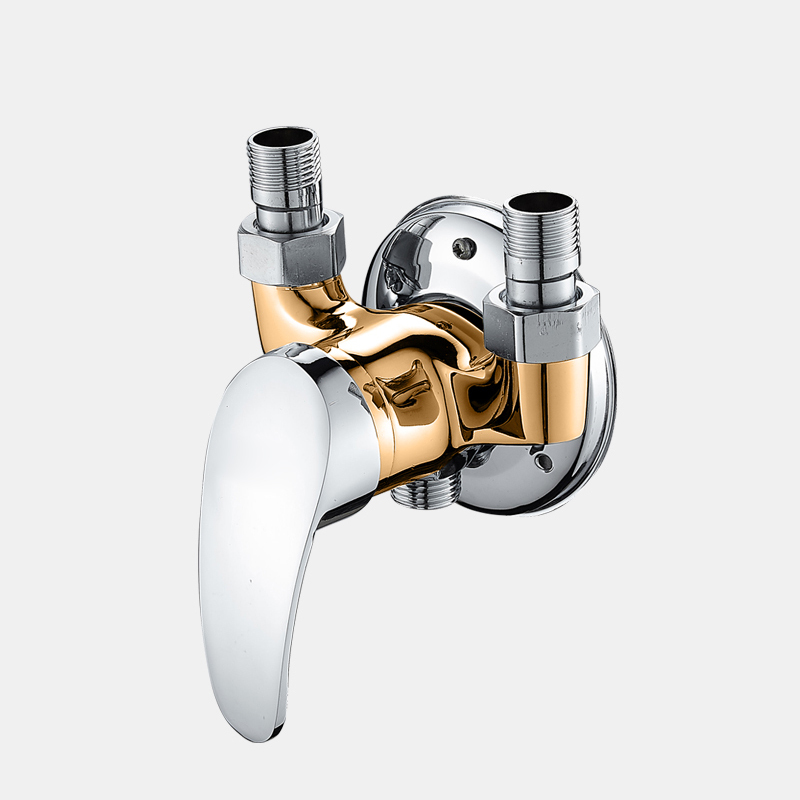 明装混水阀冷热水龙头淋浴花洒套装太阳能热水器开关配件混合阀 四