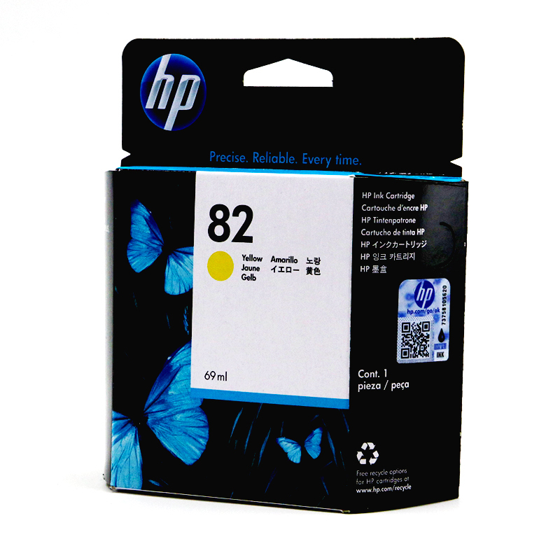惠普(HP) C4913A 原装耗材 82号黄色墨盒