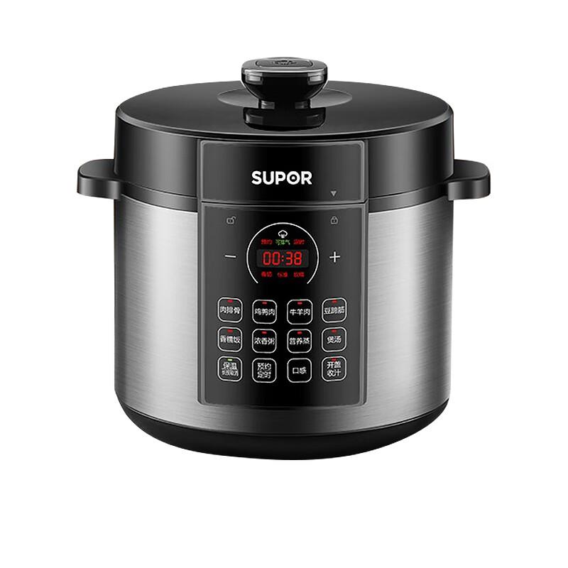 苏泊尔(SUPOR) 苏泊尔(SUPOR)全自动智能电压力锅 一锅双胆 开盖收汁 快煮慢享 SY-60YC8086 S