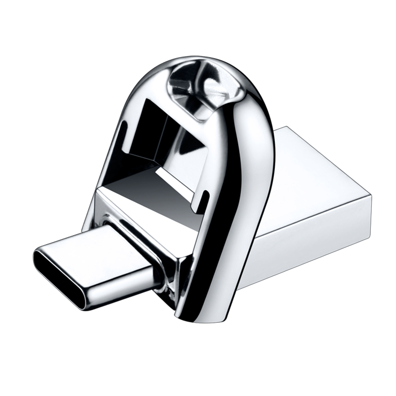 爱国者(aigo)U358手机u盘 32GB OTG安卓Type c双接口优盘手机电脑两用转换接头车载u盘高速正品创意