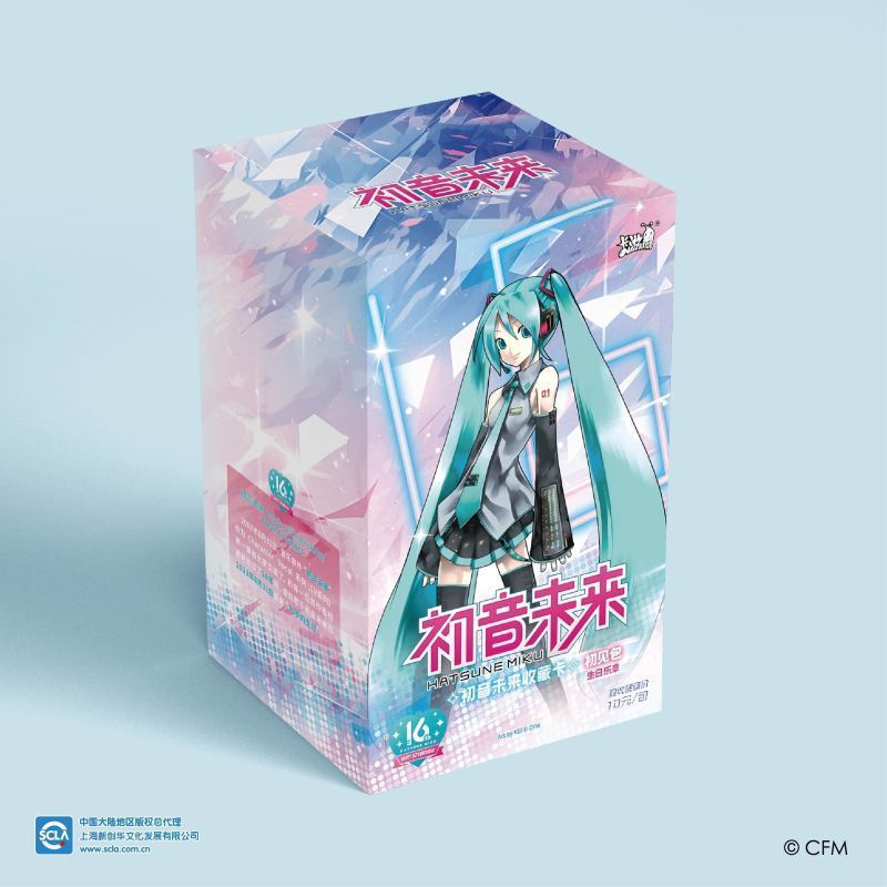 初音未来卡片收藏卡初见包生日乐章SE小卡正版周边卡包卡牌 第一弹初见包生日乐章 整盒18包高清大图
