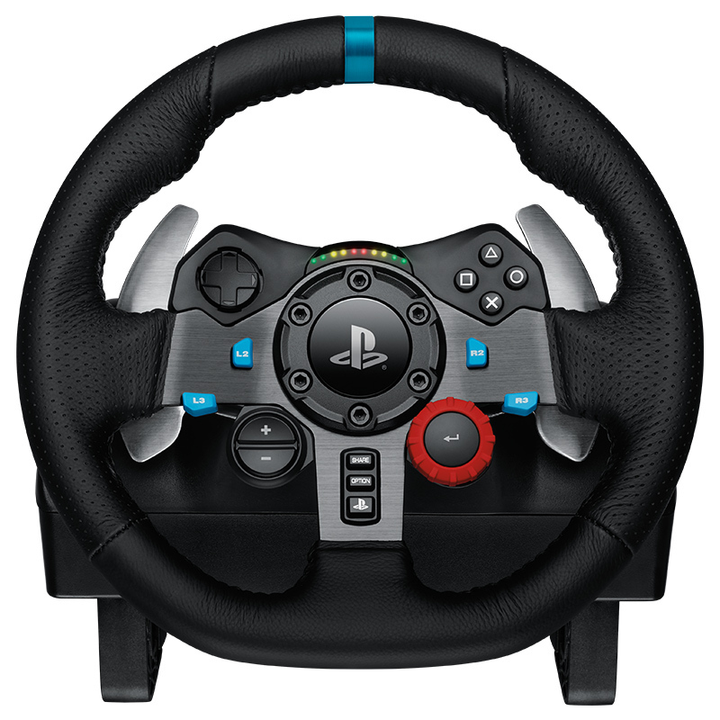 罗技(Logitech) G29电脑游戏方向盘g29学车汽车赛车驾驶模拟器PC/PS4飞车/欧洲卡车/尘埃