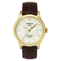天梭(TISSOT)力洛克系列 经典复古表盘 全自动男女机械表 情侣腕表