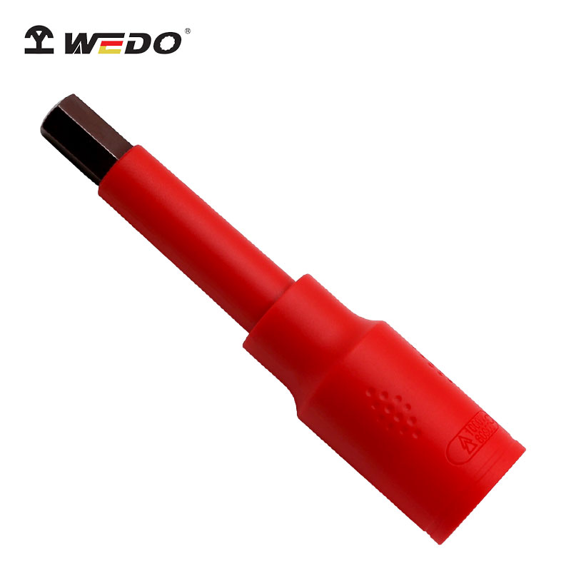 维度（WEDO）IN524C 1/2寸（12.5mm）绝缘注塑内六方套筒头旋具 铬钒钢 VDE 绝缘耐压1000V