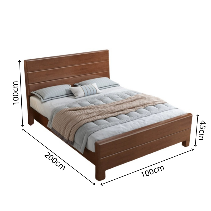 华立伟床+10cm床垫100*200*100cm套高清大图