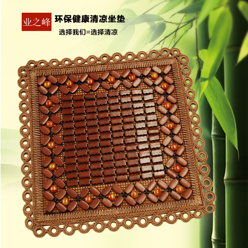 汽车坐垫夏季竹子简约通风透气竹片凉席单片后排通用冰丝制冷座垫专用