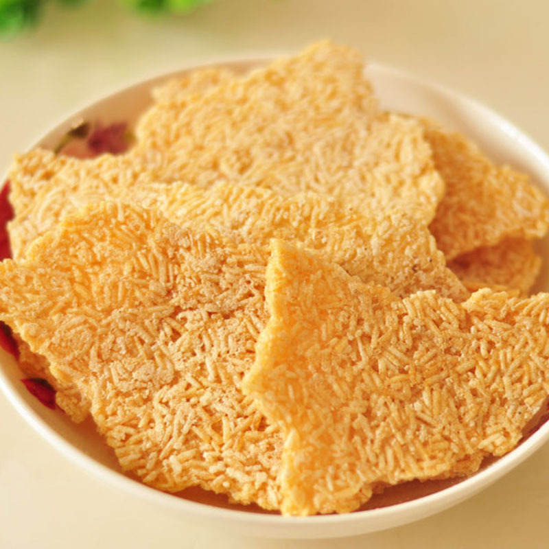 农家锅巴大锅非油炸大米原味零食咸味小吃柴火土灶烤500g 原味