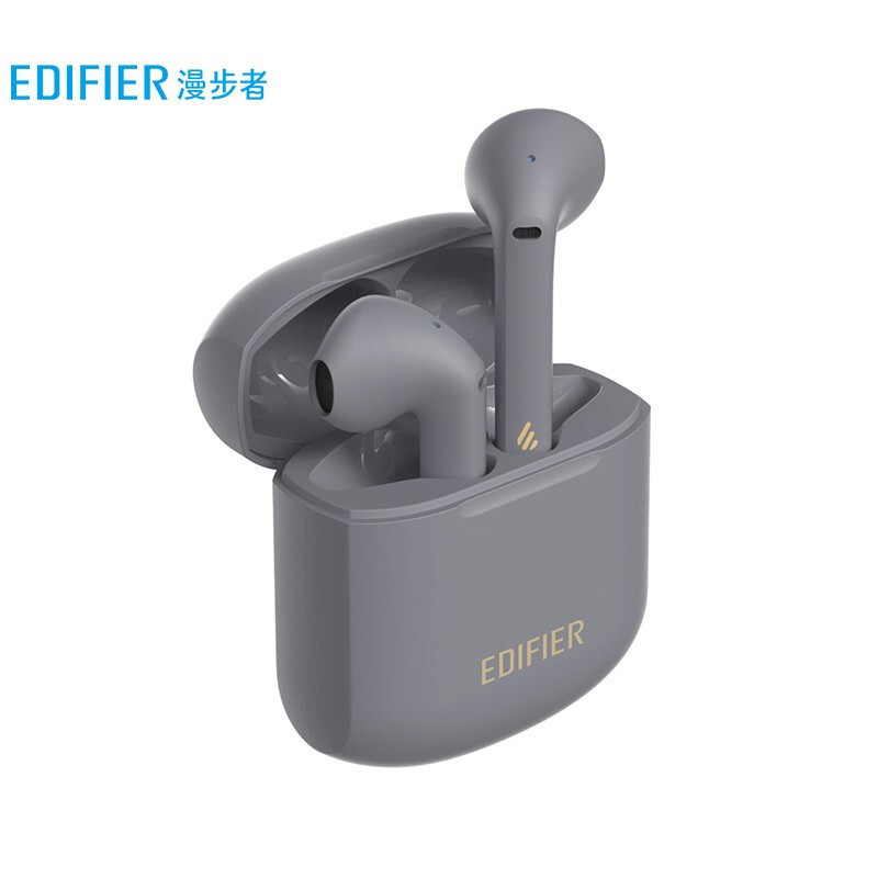 EDIFIER/漫步者(EDIFIER) LolliPods Plus 灰色款 真无线蓝牙耳机(赠太空鸭耳机套)