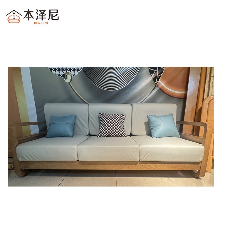 本泽尼 三人位沙发 HTMJ-2802 2160*835*850mm 张高清大图
