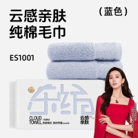 东纺拾光(EsTiempo)ES1001云感亲肤纯棉毛巾 33*70cm 85g 蓝色